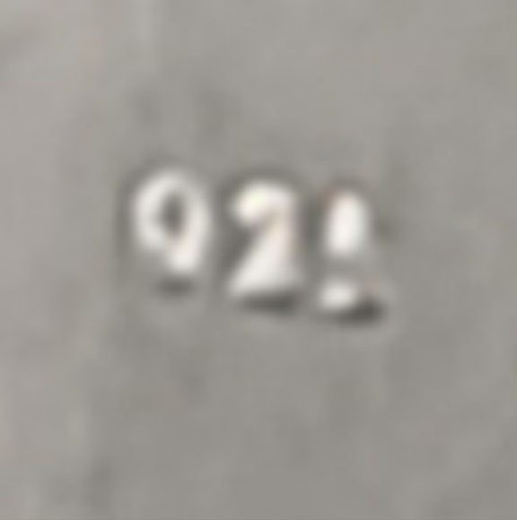 Sterling Silver Floral Cuff Bracelet 925 fits 6 5/8" Wrist - Picture 7 of 8